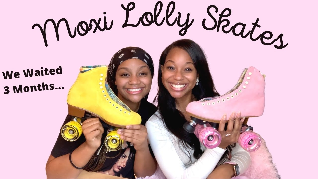 Our Moxi Lolly Skates Finally Arrived 🎀|Watch Us Skate|WARNING:Lots of screaming out of excitement!