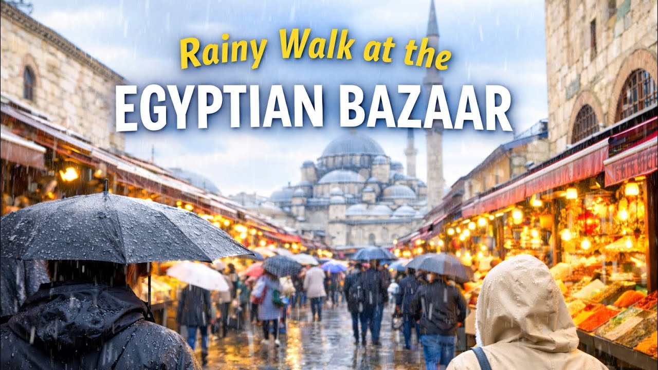 Walking Through the Mısır çarşı | Rainy Day