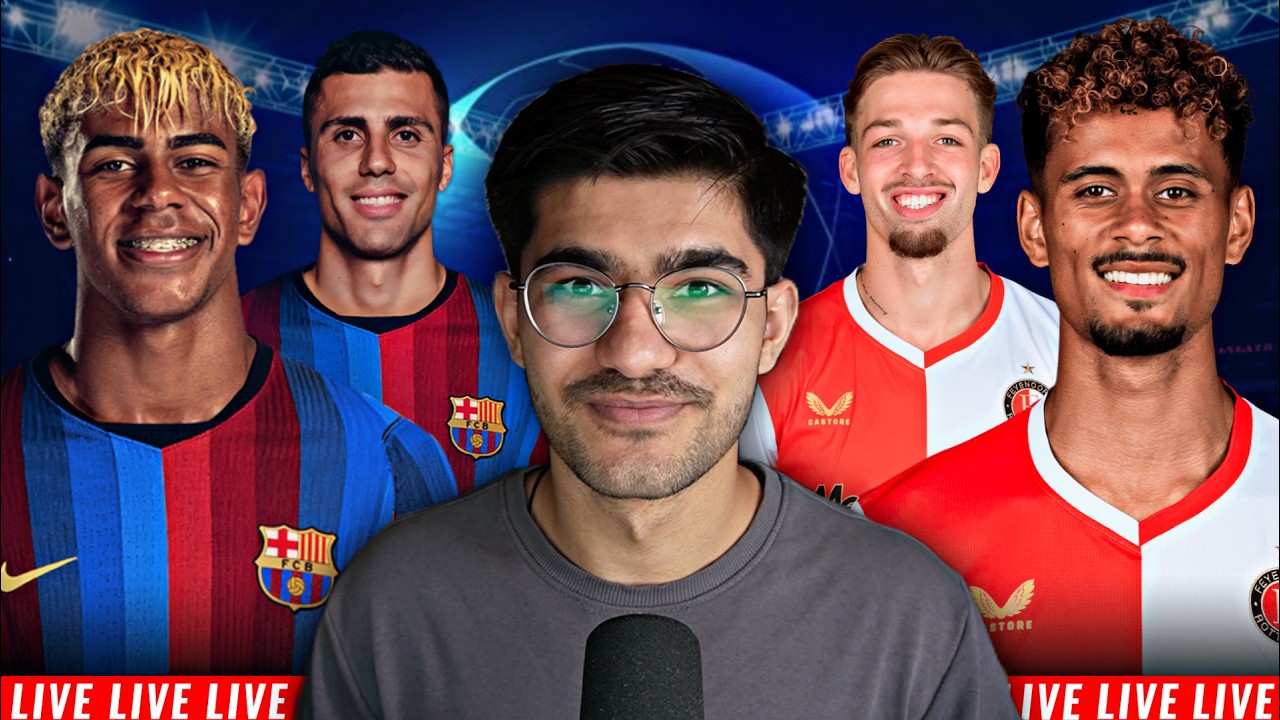 Barcelona vs Feyenoord Champions League LIVE MATCH REACTION