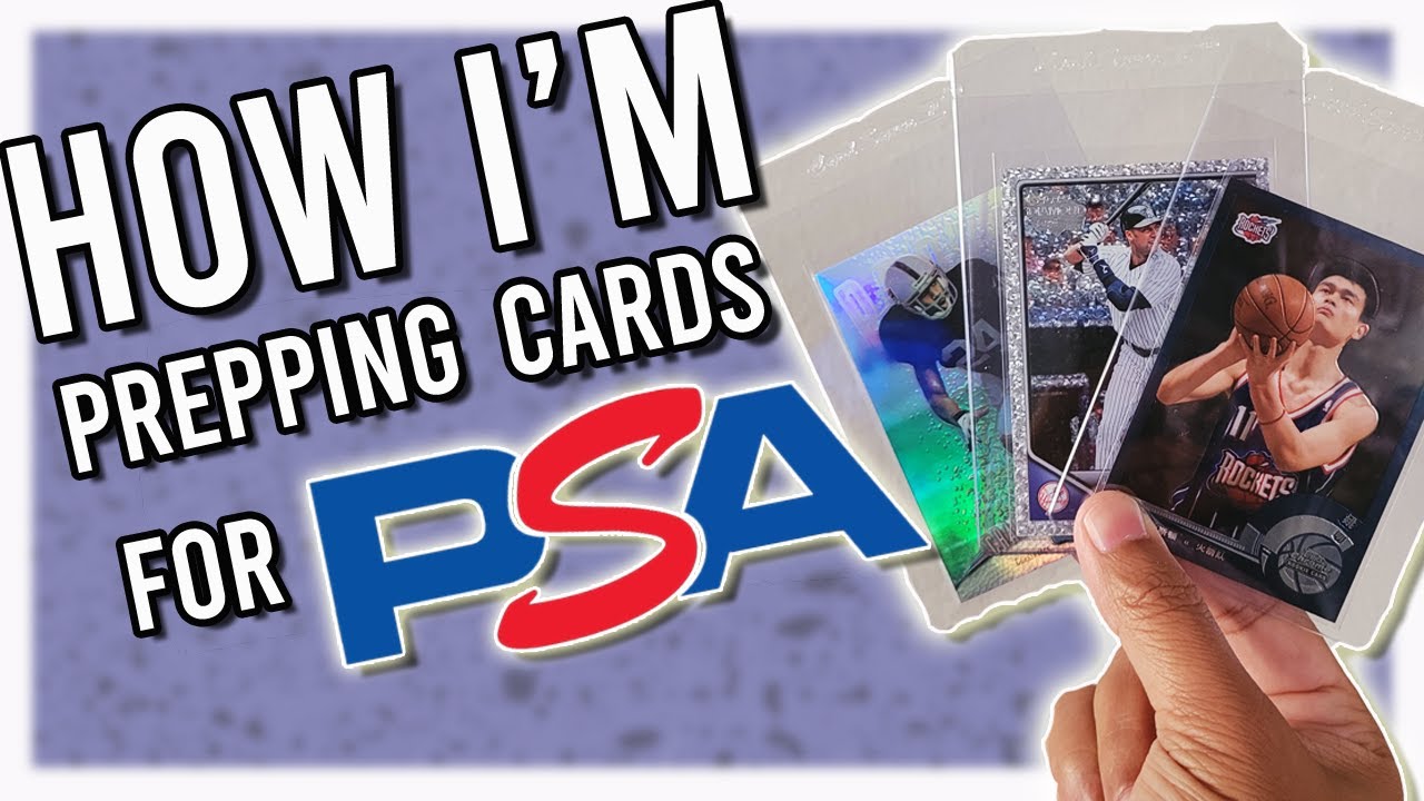 How to Clean & Prepare Cards before GRADING. What I'm doing before submitting to PSA. Tips & Tricks