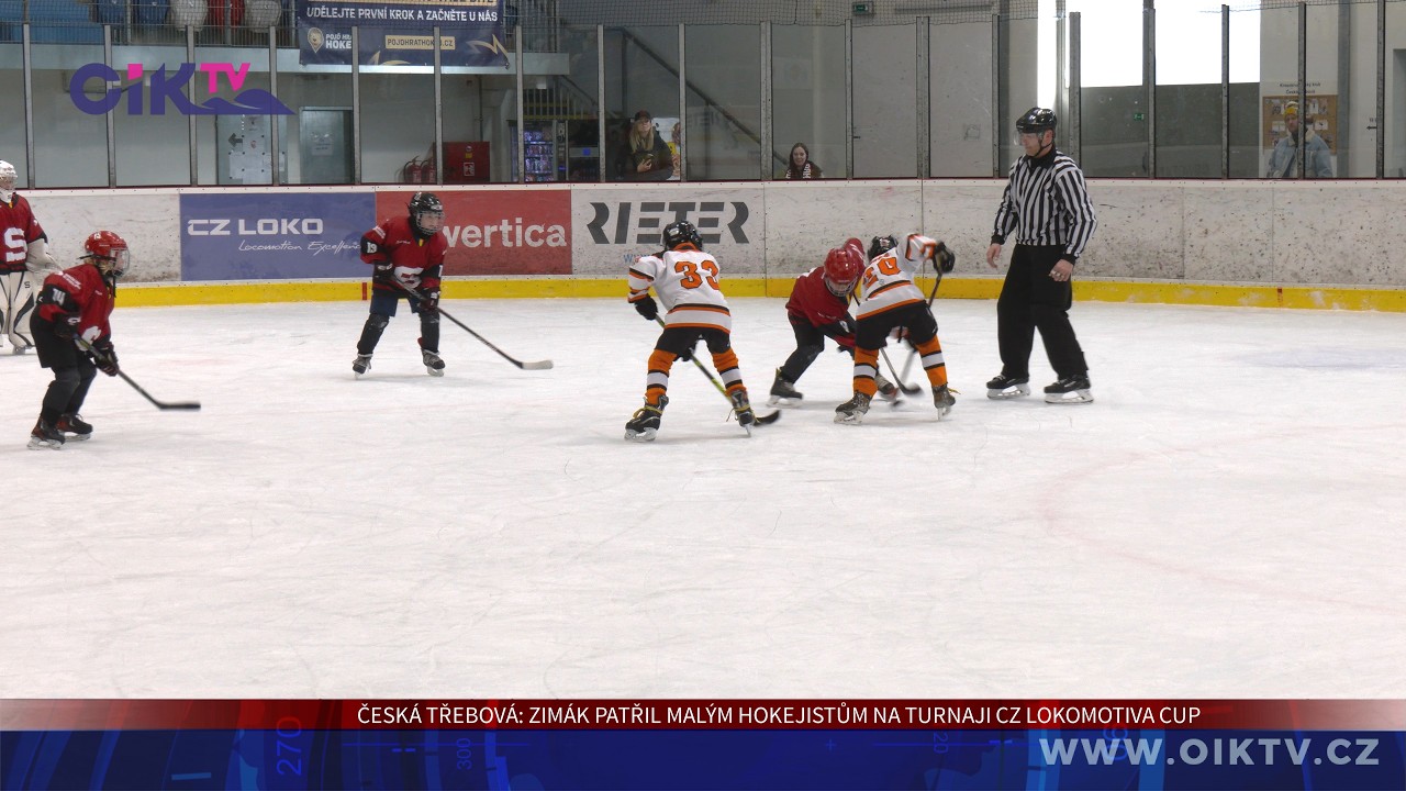 Česká Třebová: Zimák patřil malým hokejistům na turnaji CZ Lokomotiva Cup