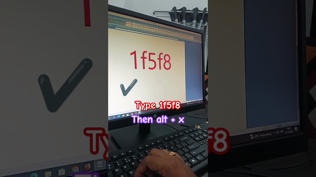 ☑️ tick mark Symbol Shortcut in Ms word #shorts #tick mark #msword #shortcutkeys #computer #viral