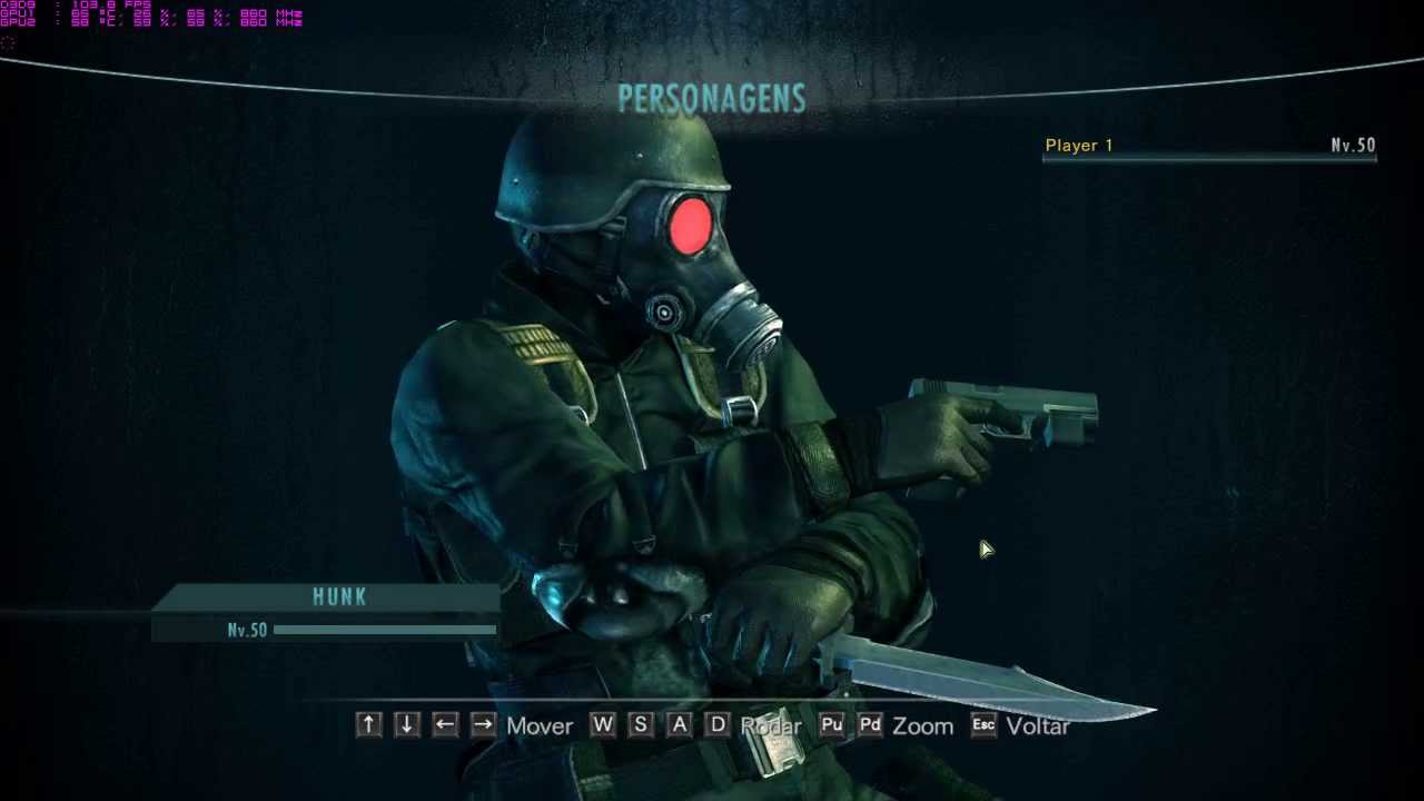 resident evil revelations   todos  personagens desbloqueado