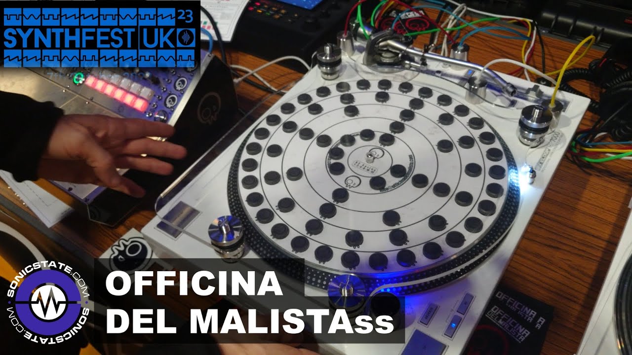 Synthfest UK 23:  Officina Del Malista Magnetic MIDI Control System