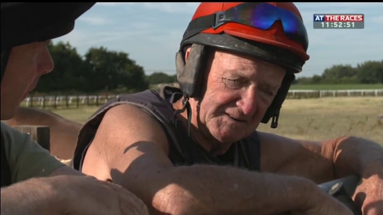 Ron Thompson, the 79-year-old trainer who rides out every day