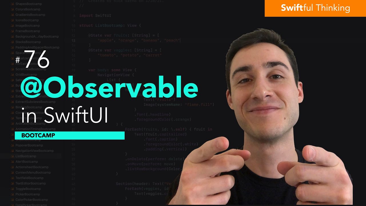 Как использовать макрос @Observable в SwiftUI | Учебный лагерь №76