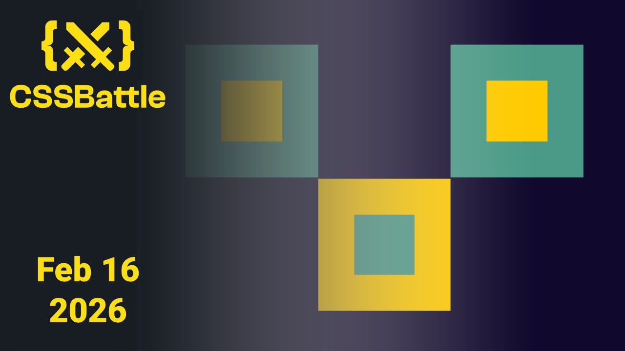 CSSBattle Daily Challenge February 16 2026