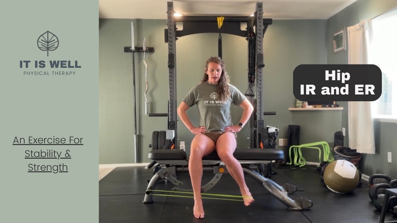 Seated Hip Internal and External Rotation