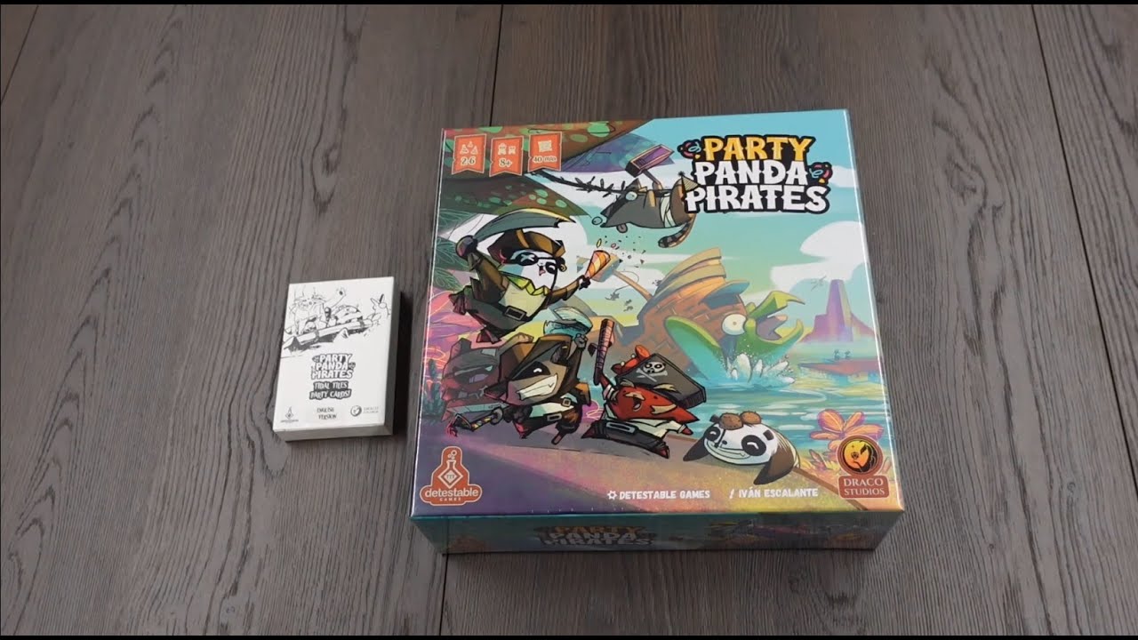Party Panda Pirates Unboxing | Kickstarter Deluxe Pledge