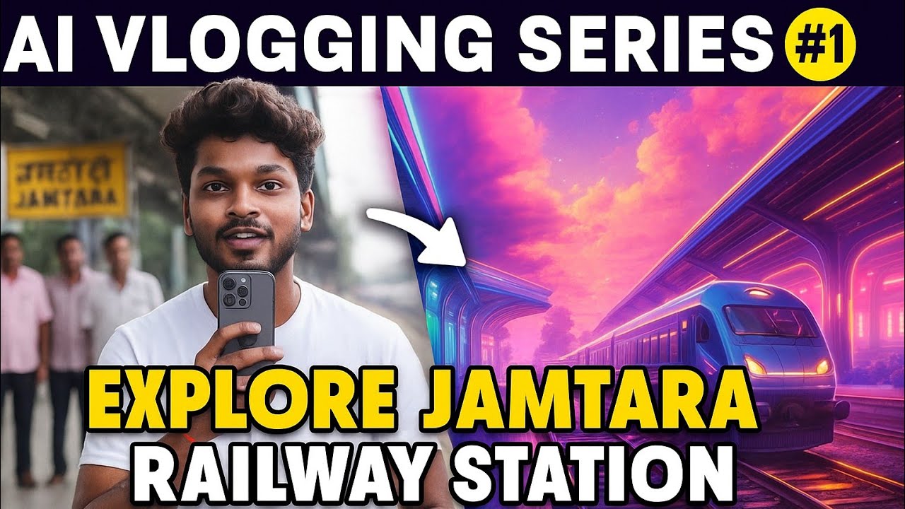 AI Vlogging Series #1 &ndash;Explore Jamtara Railway Station | Hidden Gem of Jharkhand | By Google vue 3.1