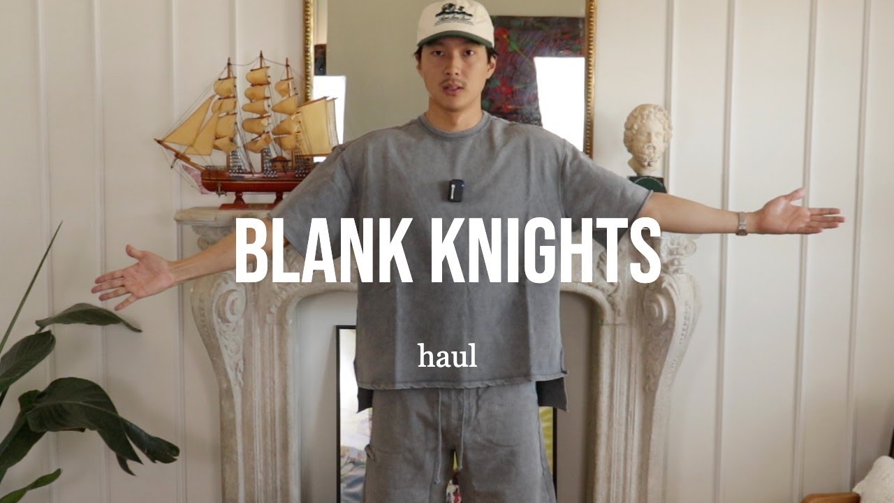 Blank Knights: Oversized T-Shirt, French Terry, T-Shirt Short Set (Code HYUNW for 10% OFF)