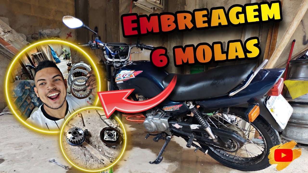 COMO COLOCAR EMBREAGEM PREPARADA NA  CG99 !? 🤔🚀 #cg99 #projeto