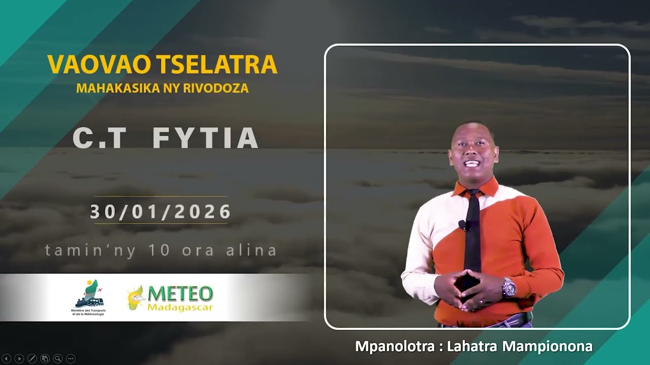 FIVOARAN'NY RIVODOZA AN -TSARY I 30 Janoary 2026 tamin'ny 10 ora alina