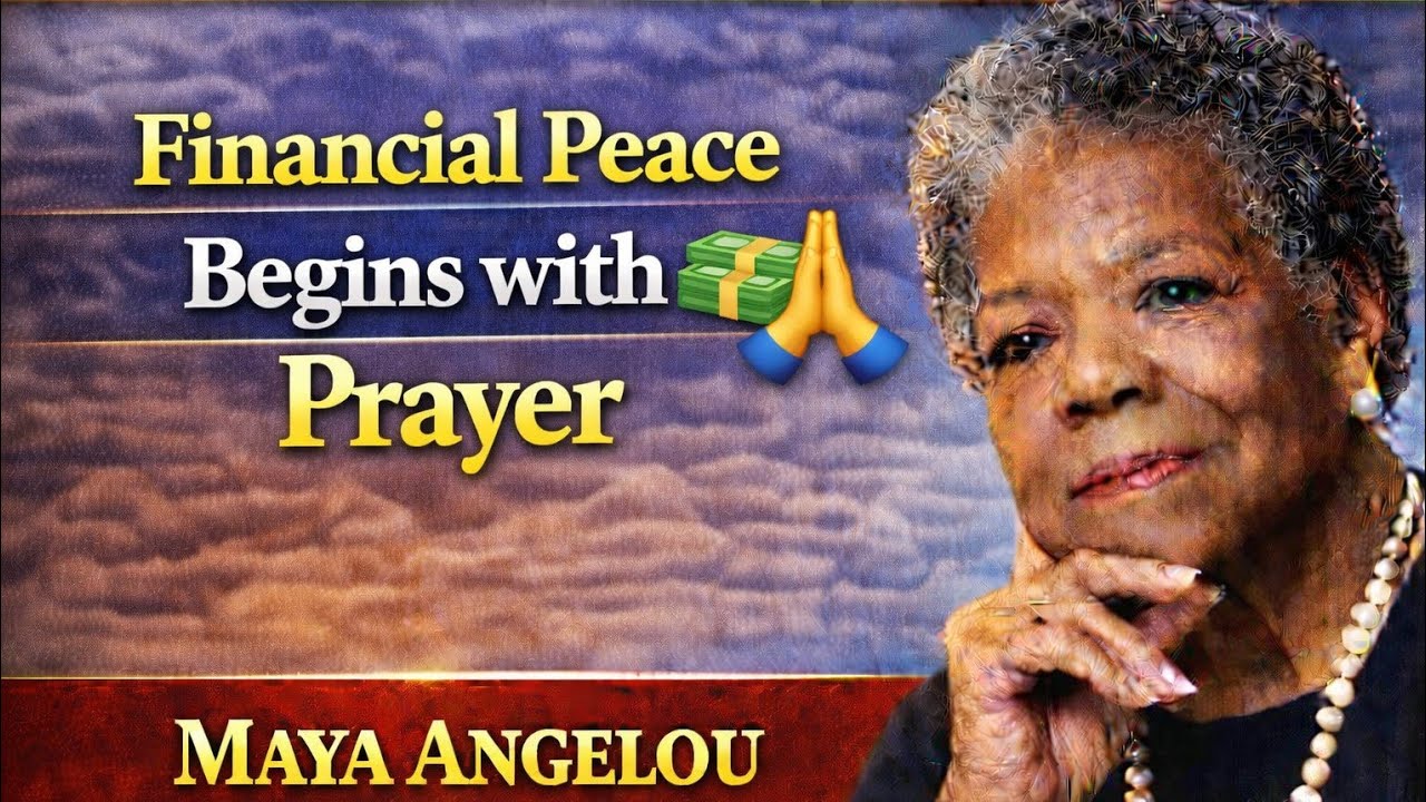 Financial Peace Begins with Prayer | Maya Angelou | Motivational Speech