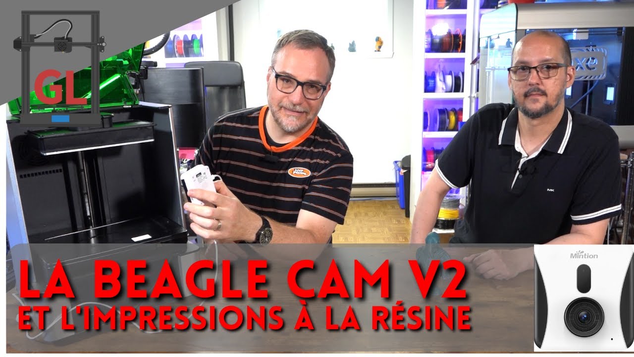 LA Beagle Cam de Mintion et l'impression à la résine