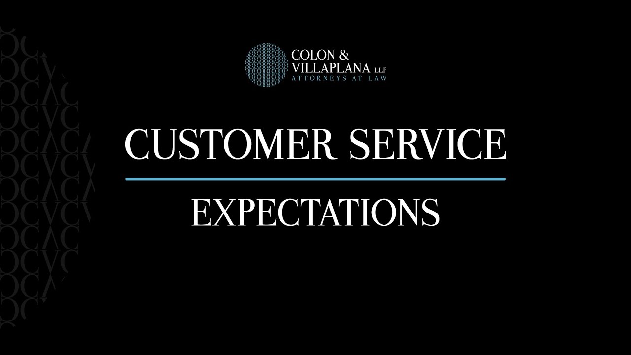 Customer Service Expectations