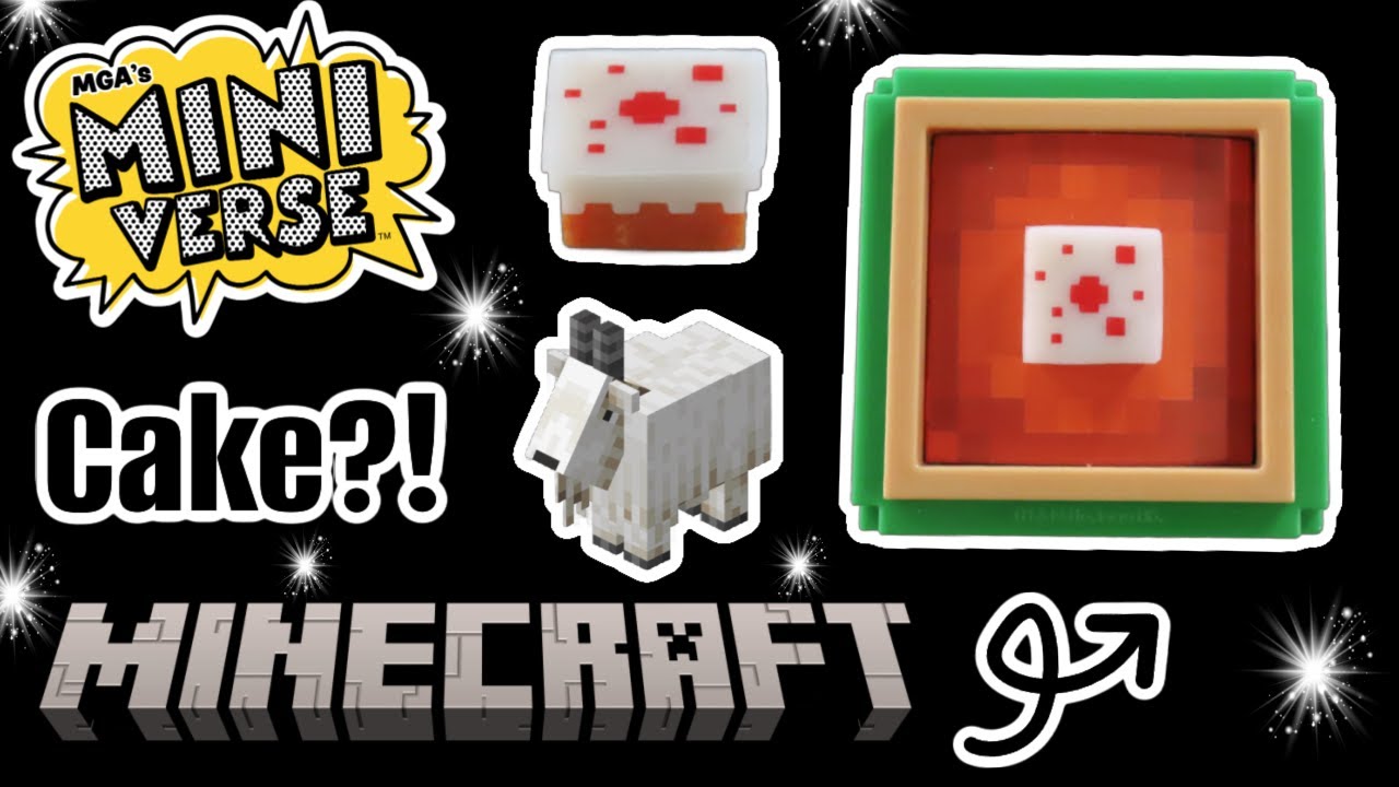 НОВАЯ серия «Минивселенная Minecraft»! Делаем миниатюрный торт Minecraft!
