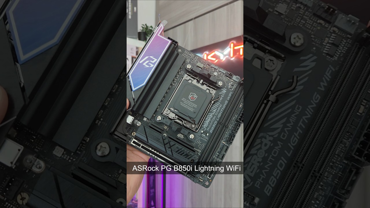 Let's build an Ryzen 9 Gaming Rig using the ASRock Phantom Gaming B850i Lightning WiFi motherboard
