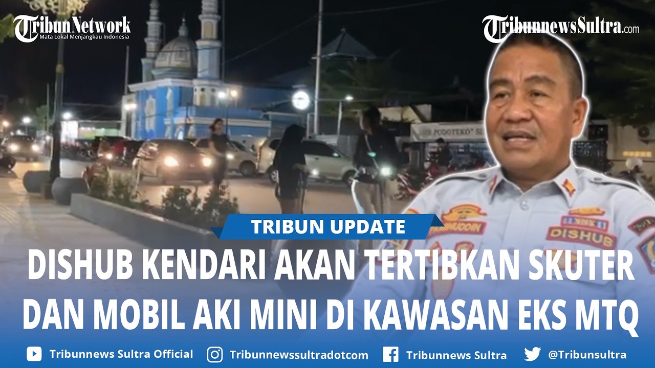 Penggunaan Skuter hingga Sepatu Roda di Eks MTQ Kendari Dinilai Riskan, Dishub Siapkan Penataan