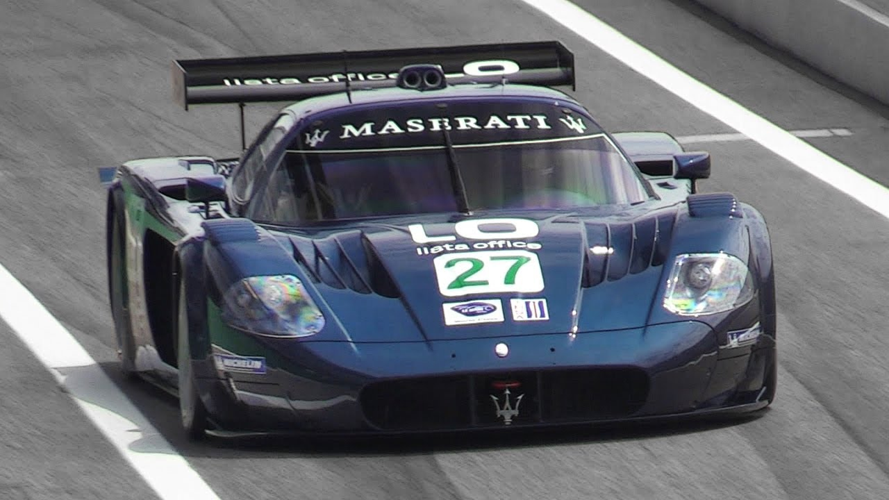 Maserati MC12 GT1 Great V12 Sound on Track!!