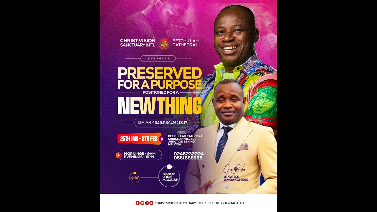 ALTAR VRS altars WITH BISHOP LOUIS MACAIAH || Friday 30TH JANUARY 2026