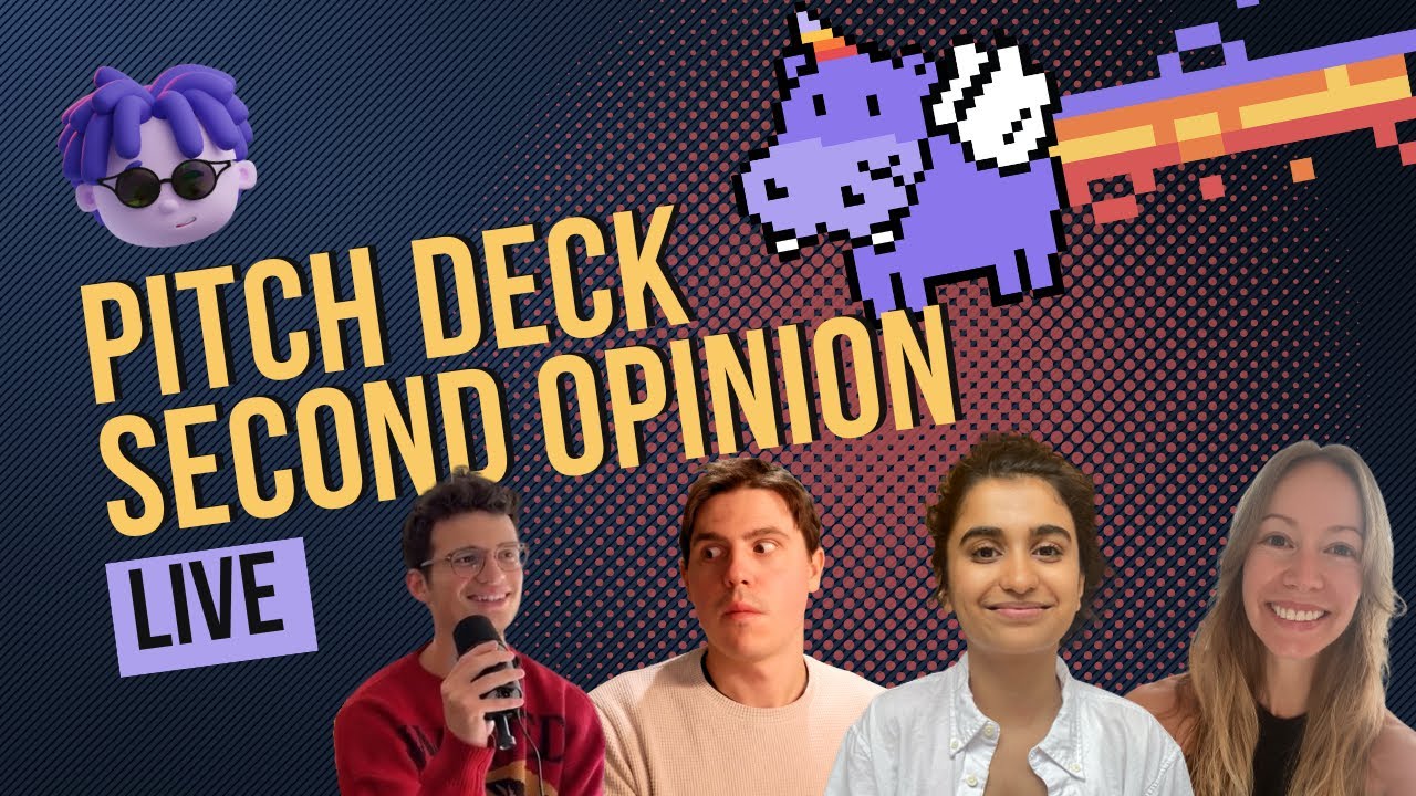 Real-time feedback for 12 startup pitch decks