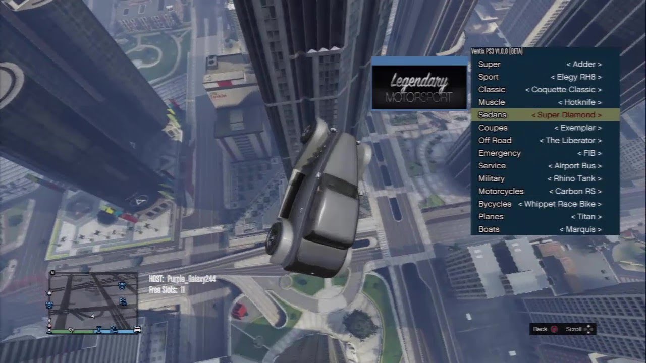 [GTA V/NPUB31154 - NPEB01283] Ventix Sprx BETA [Cex-Hen]
