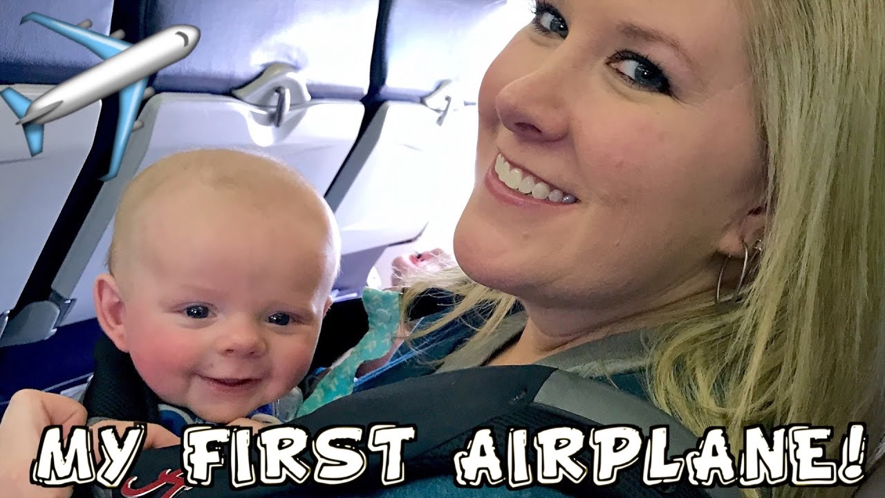 BABY'S FIRST PLANE RIDE!