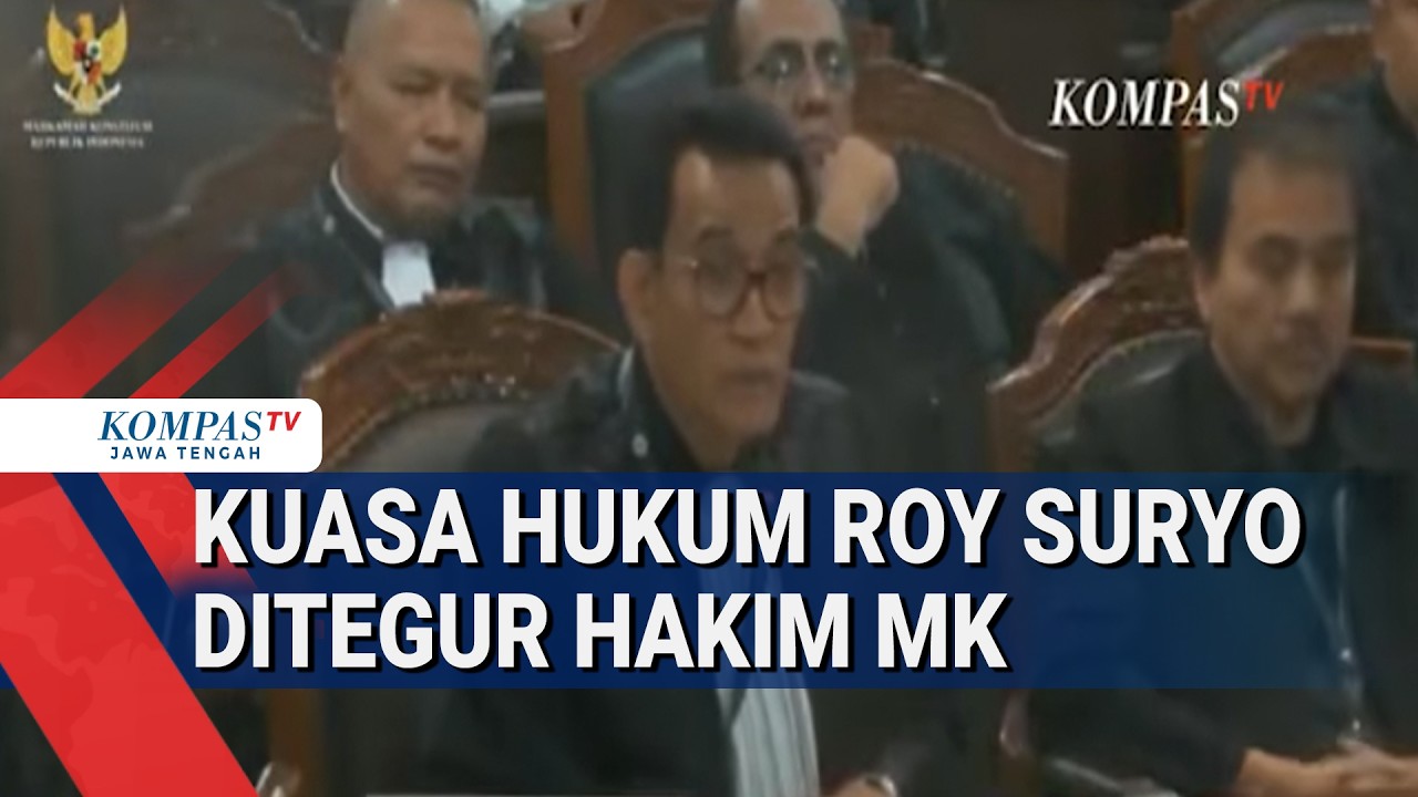 Kuasa Hukum Roy Suryo Ditegur Hakim MK