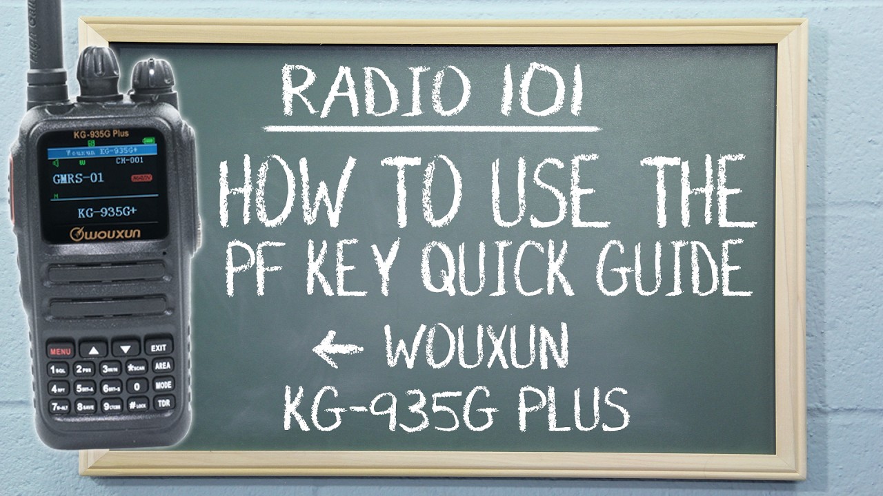 Как пользоваться кнопкой PF на радиостанции KG-935G Plus: краткое руководство | Radio 101
