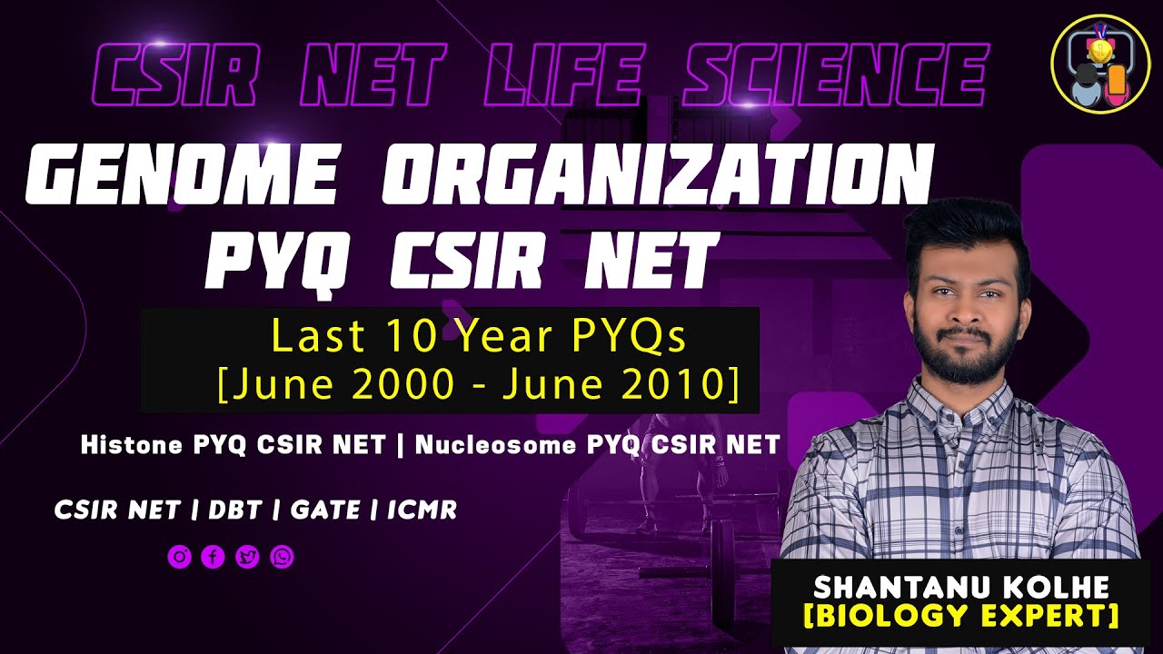 Genome Organization PYQ CSIR NET | CSIR NET LIFE SCIENCE PYQ | Histone PYQ CSIR NET | Nucleosome PYQ