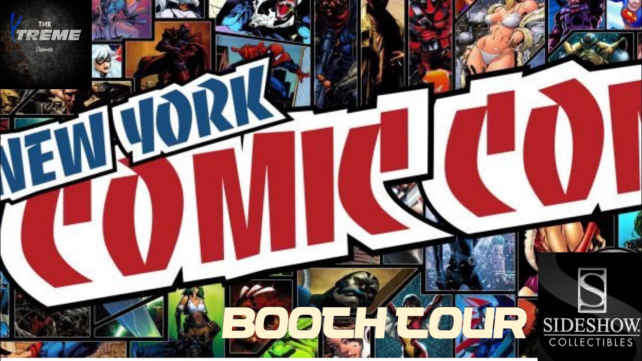 Sideshow Statue Booth Tour at New York Comic Con 2019