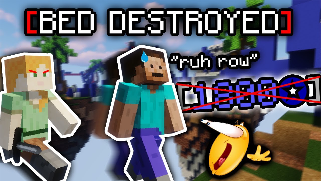 BONKERS CLUTCH To Hit 1800 Stars in Bedwars