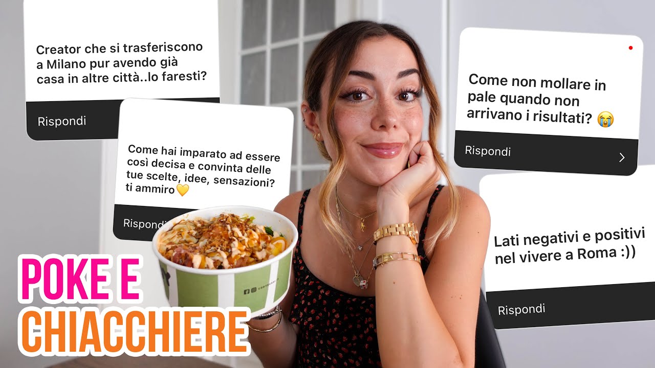 POKÈ MUKBANG 🍤 // ANDARE A VIVERE A MILANO E COME NON MOLLARE IN PALESTRA!!