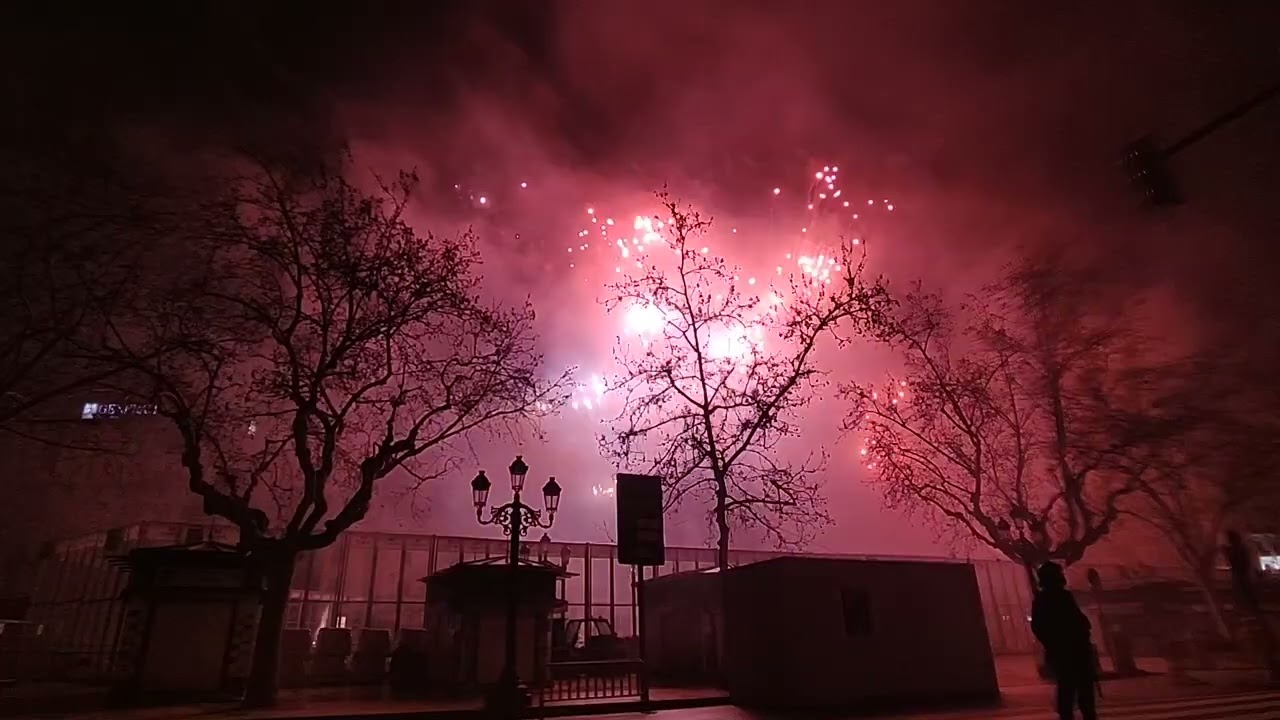 Castillo “Magia y color en la plaza del Ayuntamiento de Valencia”, Pirotecnia Pibierzo. 6 Marzo 2026