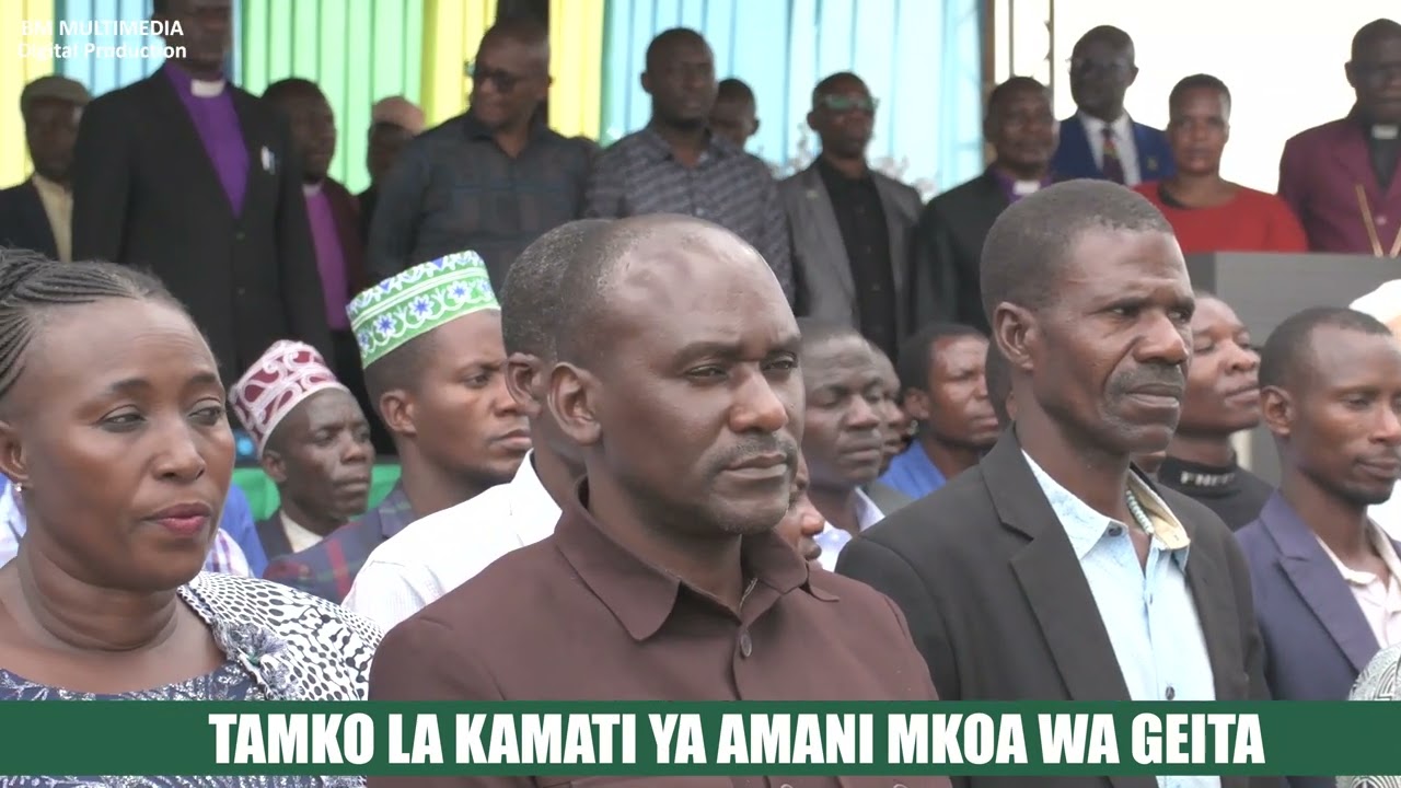 TAMKO LA KAMATI YA AMANI  MKOA WA GEITA
