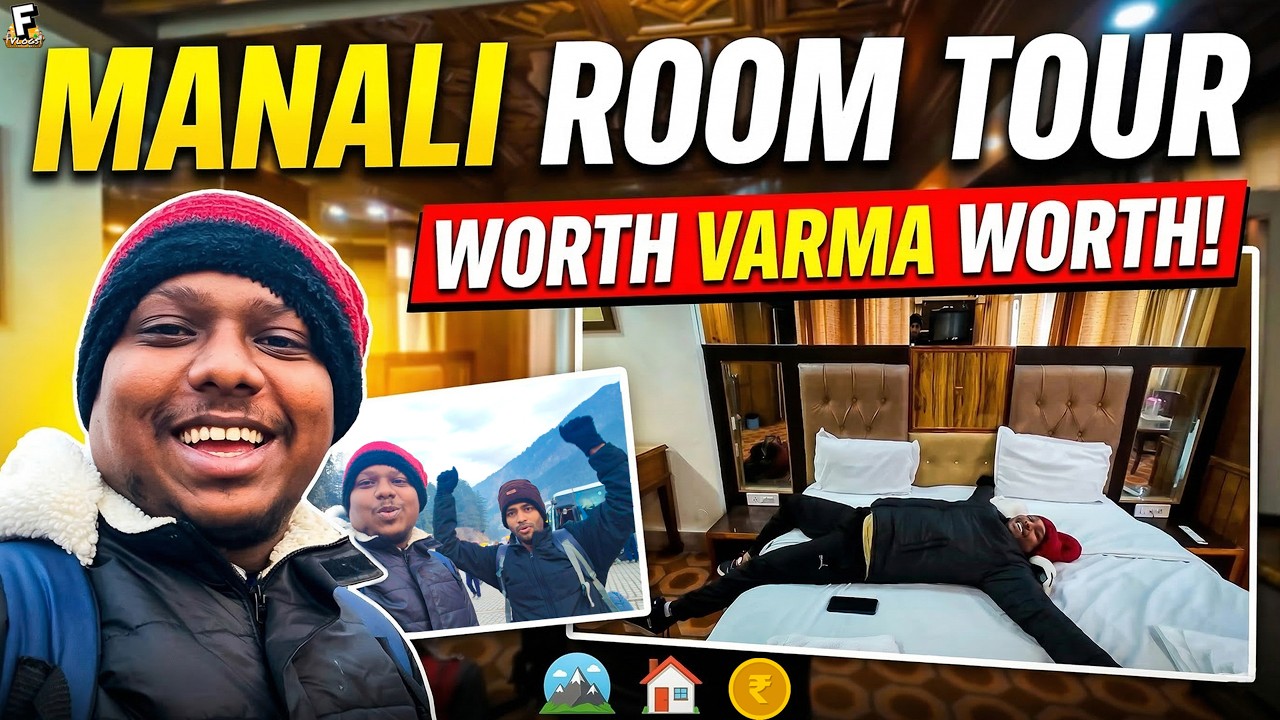 Manali Room Tour Worth ஆ இல்லையா? | 13hrs Bus Journey Delhi to Manali | Manali Series EP 04 #ffvlogs
