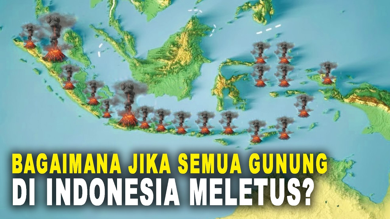 Mengapa Indonesia Banyak Gunung Api? Bagaimana Jika Meletus Secara Bersamaan?