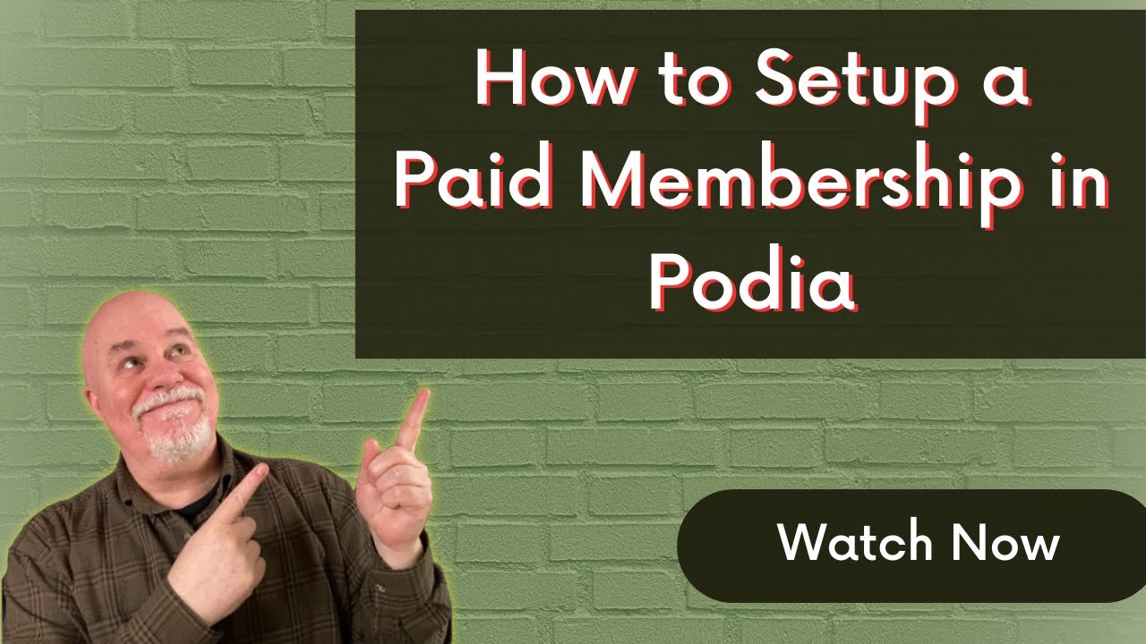 How to Setup or Configure A Membership in Podia
