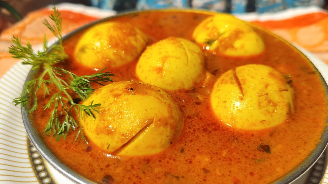 “सिर्फ देसी मसाले और देसी अंडे… असली गांव वाली अंडा करी”😋🔥🍛