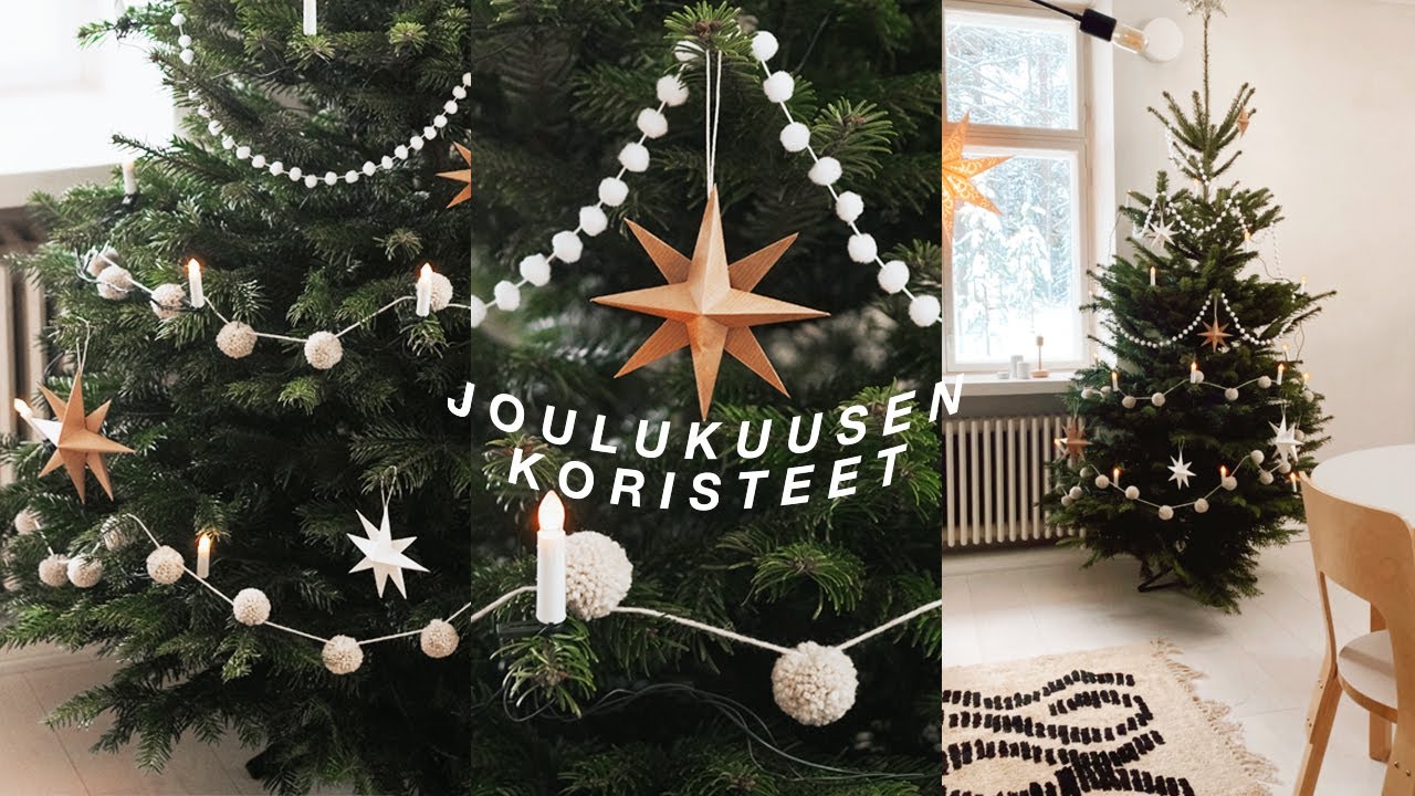 DIY JOULUKUUSENKORISTEET🎄