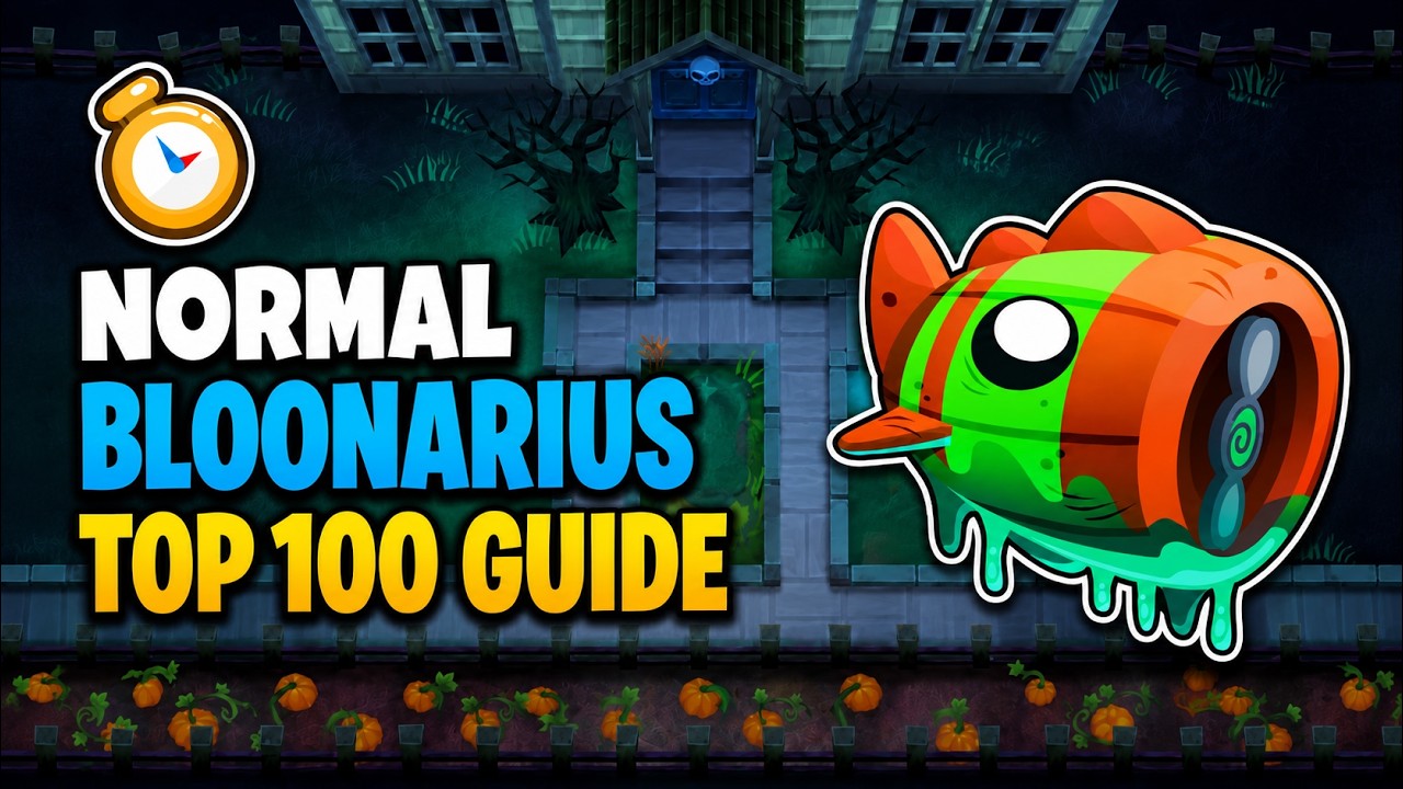 Normal Bloonarius Boss on Haunted BTD6 | Top 100 Guide