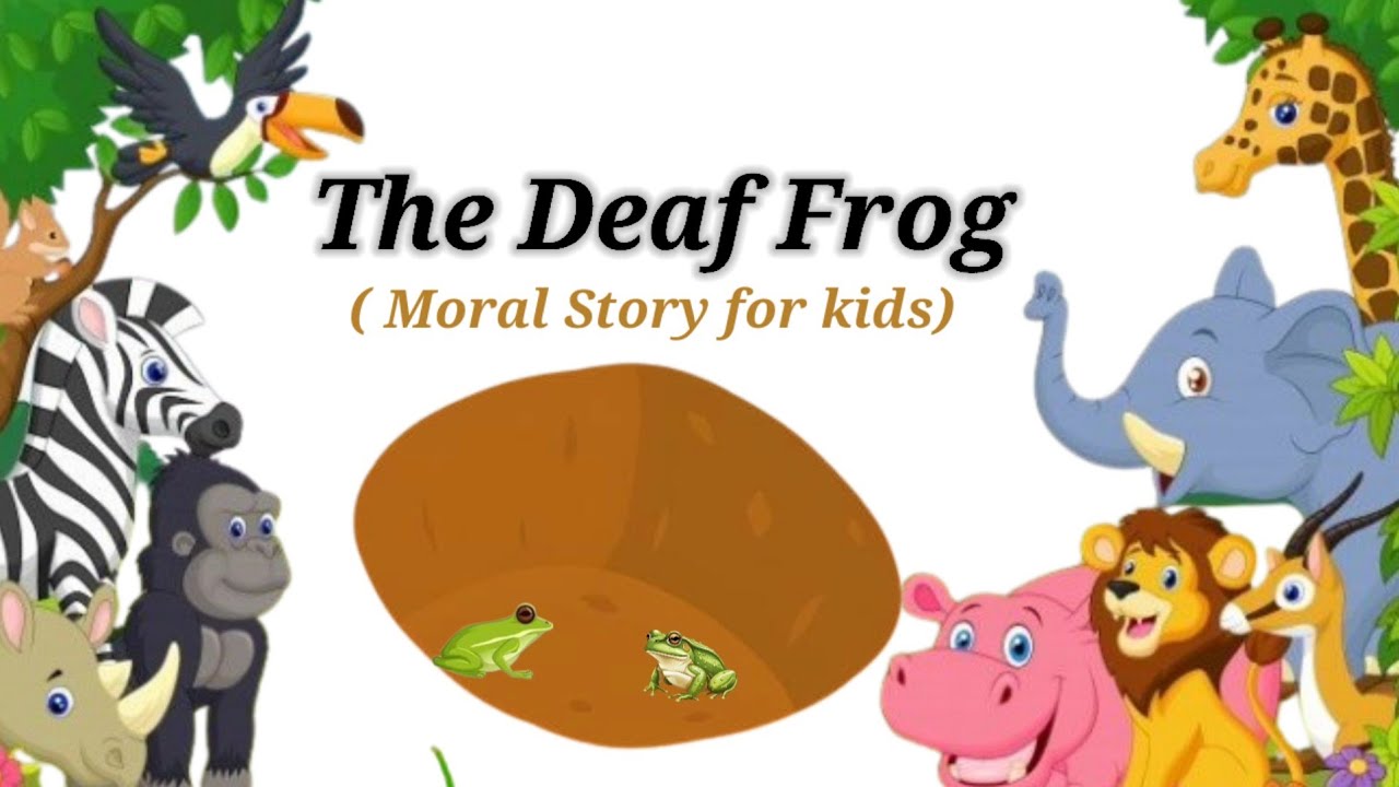 The Deaf Frog Story | Short Moral Story for Kids | Story Telling | 3 Minute Tales | 