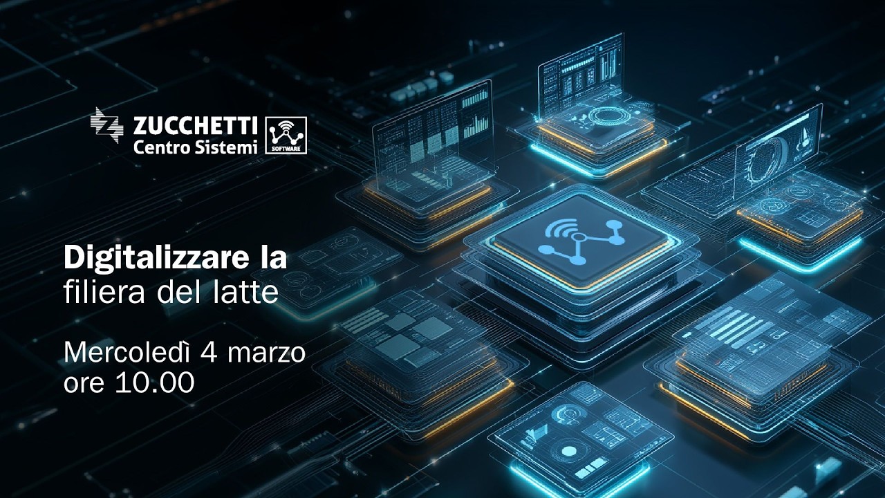 ZCS ERP Live | Digitalizzare la filiera latte  Con Teseo 7 Milk | 4 marzo 2026