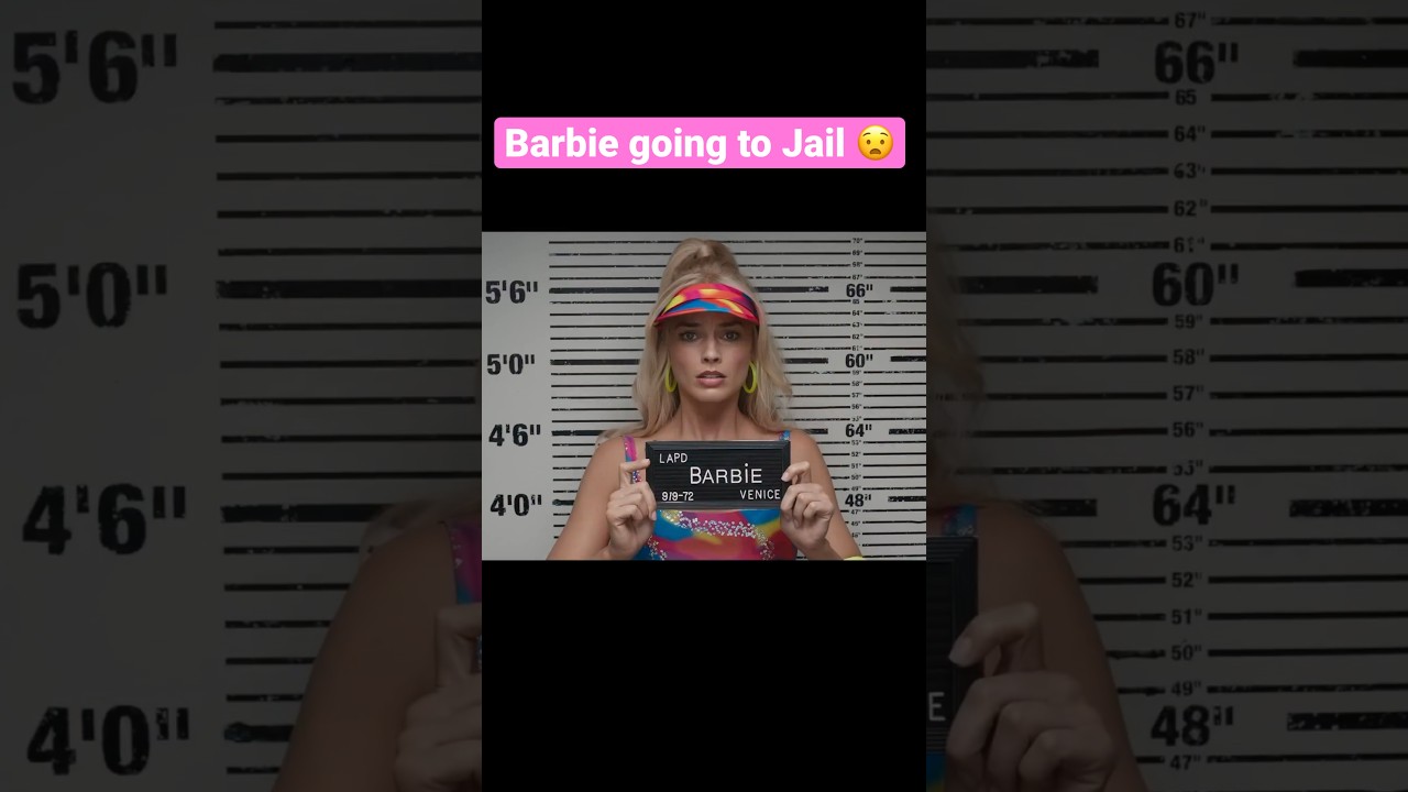 Barbie - Official Trailer (2023) | Jail scene #margotrobbie #ryangosling #barbie #warnerbros