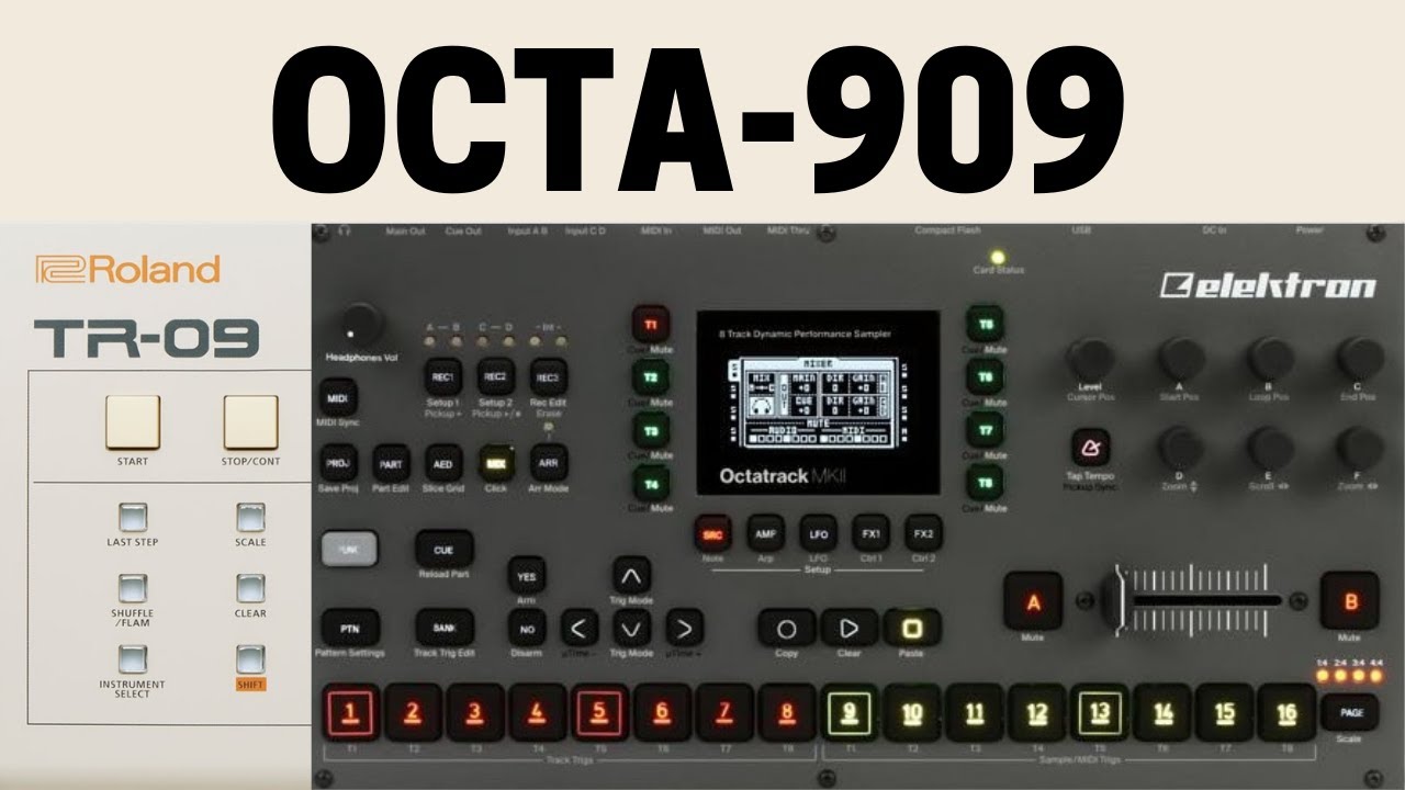 Expanding your drum machine capabilities with the Octatrack's sequencing