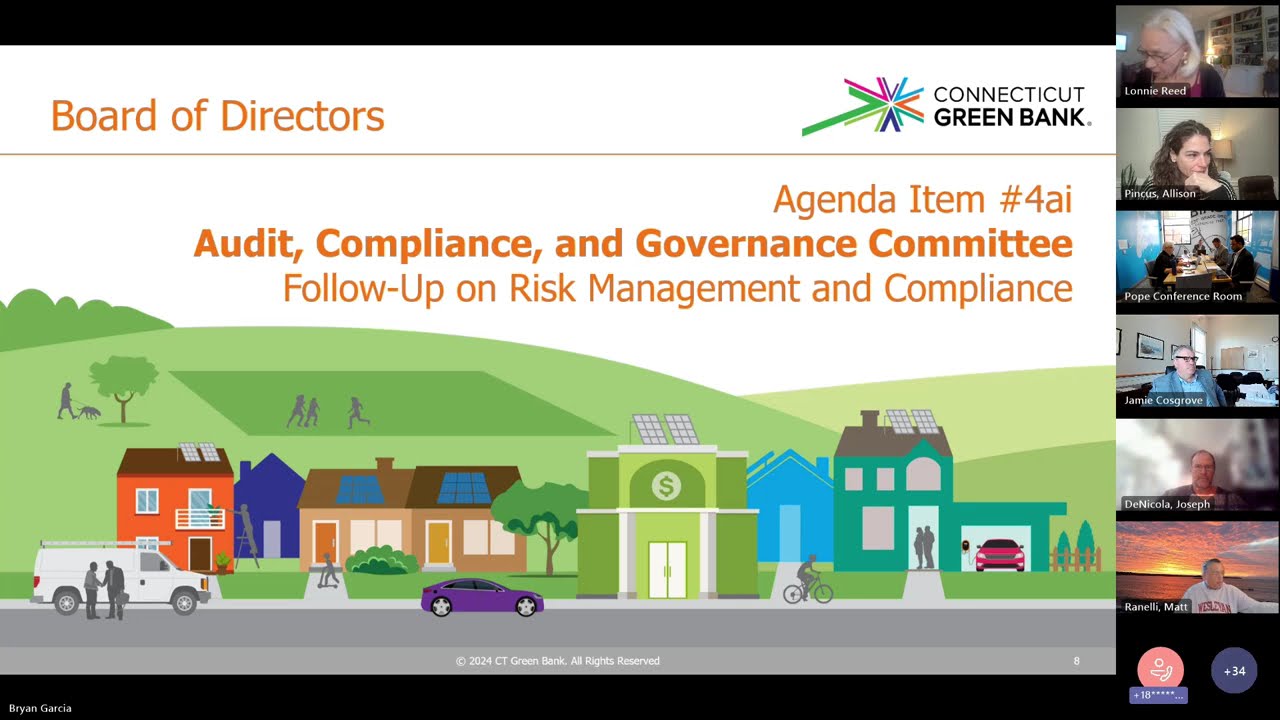 CT Green Bank Board of Directors Meeting 10-24-2025