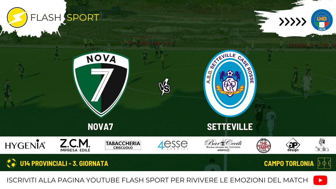 LA NOVA7 U14 TRAVOLGE 6-0 UNA SPAESATA SETTEVILLE E TROVA LA PRIMA VITTORIA CASALINGA.