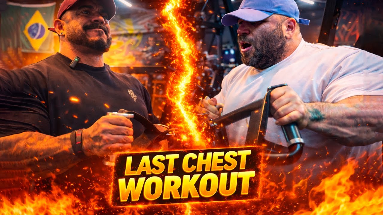 ÚLTIMO CHEST DAY DO ANO | COELHO E ALFY