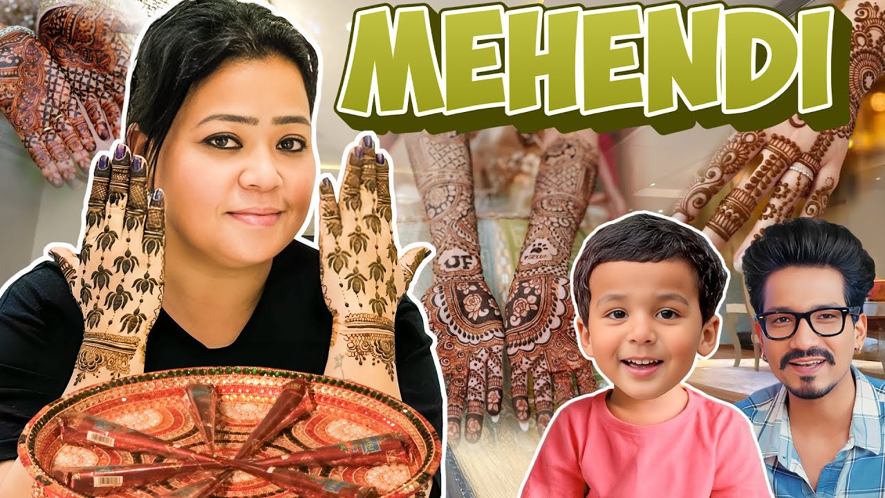 Karva Chauth Ki Mehendi Lagwa Li 😍✨ | Bharti Singh | Haarsh Limbachiyaa | Golla